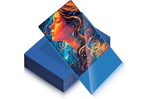 Jinhuaxin 100pcs Standard Soft Card Sleeves,66 x 91 mm Color Trading Card Sleeves, Clear Protector Sleeve,Penny Sleeves for Magic, MTG, The Gathering