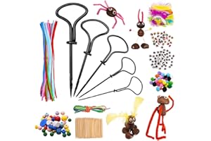 Fettwal Kastanienbohrer Set, Kastanienbohrer Kinder Set 346 tlg Kastanien Bastelset Kinder, Bastelset Herbst 1.5-5 mm Kastanien Bohrer, Basteln mit Kastanien, Mit DIY Bastel Zubehör