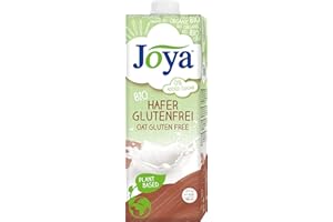 JOYA MILCHALTERNATIVEN Joya Haferdrink Glutenfrei, 10 x 1L - Pflanzliche Milchalternative, Glutenfrei, Laktosefrei, Ohne Zuckerzusatz, Vegan, Milchfreie Milchalternative