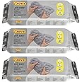 Jovi European Air-Dry Modeling Grey Clay 3 Packets - Each Pack of 250 Grams for Sculpting Pottery Art & Craft Handicraft Educational Purpose Fine Motor Skills