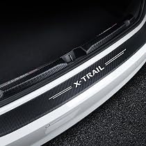 Autocollants Protection Seuil Porte Voiture NIS-san X-Trail T30 T31 T32 T33 - Fibre Carbone Bleu