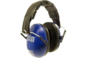Edz Kidz. Kids Ear Defenders Children Girls Boys Toddlers and Teens. Hearing Protection for Kids. Earmuffs for Autism. Great Noise Reduction. CE and UKCA Certified (Dark Blue)