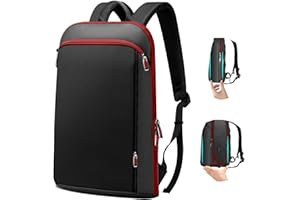 ZINZ Smukły i rozszerzalny plecak na laptopa 15 15,6 16 cali, antykradzieżowa torba podróżna na notebooka, wielofunkcyjny plecak o dużej pojemności dla mężczyzn i kobiet