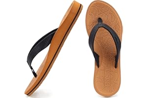 ONCAI Tongs Femmes,Yoga Mat Anti-dérapant Tongs mode Sandales Plage d'été Pantoufles avec soutien de la voûte plantaire Semelles Eva légères Taille 36-43 EU