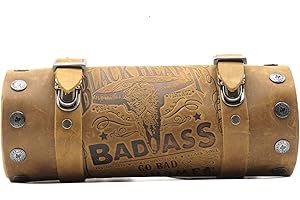 JACK'S INN 54 Scumbag Motorradrolle - braunes Rindleder