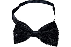 NiceYnn Pre-Tied Bow Tie, Formal Tuxedo Bowties, Adjustable Length Satin Bow Tie for Wedding Parties Banquets Fancy Dress Costume Carnival for Men Boys Adults Children