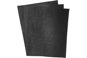 YGQ 3 Stück asbestfreies Dichtungsmaterial Dichtungspapier, Papierbogen, hohe Temperaturbeständigkeit, für Benzin, Diesel, Öl, kleine Motoren, DIY-Umbau, Versiegelung (1207)