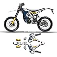 Kungfu Graphics Custom Decal Kit for Surron SUR-RON Ultra Bee, White Blue Yellow, SRUB22N001-KR