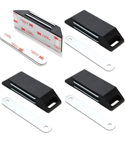 Chiusura Magnetica Chiusure Magnetiche Forti E Sottili Per Porte Armadio, Ante, Cassetti - Set Da 2 A 20 Pezzi Chiusura Magnetica Armadio - Foto 2