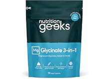 Magnesium Glycinate 3-in-1 Complex - 1800mg Supplements as Bisglycinate, Citrate & Malate 90 Vegan Capsules, Triple High Abso