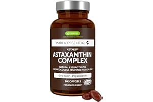 IGENNUS HEALTHCARE NUTRITION Astaxanthine Vegan, Complexe Antioxydant Naturel, 3 mois, 42mg provenant de algues ultra pures et durables, Lutéine et Zéaxanthine, 90 gélules – par Igennus