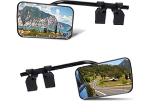 Gekufa 2 specchietti per roulotte, universali, regolabili, per roulotte, roulotte, specchietto retrovisore per tutti i veicoli comuni, auto, roulotte, carrelli