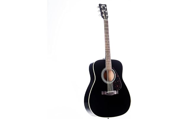 Yamaha F370 Guitare Acoustique Folk Black – Guitare d'étude 4/4 – Pour adultes, débutants et avancés