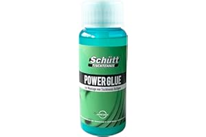 Schütt Power-Glue Belagkleber Pinselflasche (250 ml) - Kleber für Tischtennisbeläge | Lösungsmittelhaltig | TT-Spezial Tischtennis