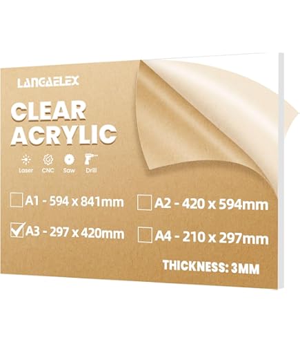 Lastra In Metacrilato Trasparente 5mm | PMMA Per Fai Da Te, Sostituzione Vetri, Decorazioni - Diverse Misure - Foto 11