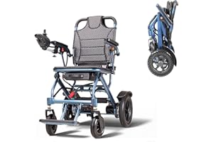 ‎BYTETECPEAK Elektrorollstuhl faltbar leicht – D04 Reiserollstuhl für Senioren, 500W Motor 20 km Reichweite, bis 150 kg belastbar, Transportrollstuhl Indoor Outdoor, elektromagnetische Bremse, pannensichere Reifen