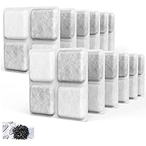 SORON Ersatzfilter 20er Pack – Für PETLIBRO Katzen-Wasserbrunnen PLWF005, PLWF105, PLWF115 (2,5 Liter)