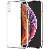 ile uyumlu Şeffaf Clear Silikon Y&uuml;ksek Kalite Darbeye Dayanıklı Şık Telefon Kılıfı (iPhone X/XS)