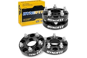 dynofit 5x4.5 Hubcentric Wheel Spacers 1" for Hon-da Accord Civic Acura CR-V HR-V Element Crosstour | Set of 4pcs 25mm Wheel Adapter for TL RDX TLX CDX CSX ILX RSX TSX 64.1mm Bore M12x1.5 Studs