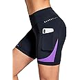BALEAF Women's 4D Padded Bike Shorts Cycling Underwear with Padding Pockets Bicycle Pants Biking Tights Spin Gear Clothes