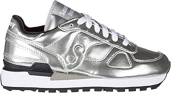 saucony shadow metallic silver