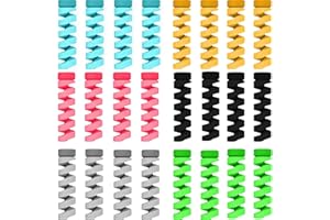 MUX TRADERS iphone Charger Cable ProtectorCute -Flexible Cable Protector iphone - Charger Protector Animal, iphone Cable Protector Animal, iphone Usb cable Saver, iphone Usb Cable Protector, Cable Cord Protector.