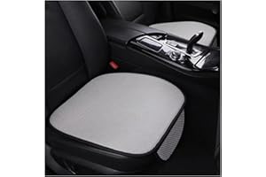 JNNJ Lot de 2 housses de siège avant antidérapantes - Pour voiture - Gris