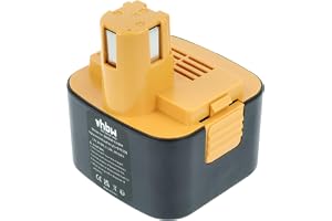 vhbw 1 x batteri ersättning för Panasonic EY9107, EY9108, PA-1204, EY9200, EY9200B, EY9201 för verktyg (3300 mAh, NiMH, 12 V)