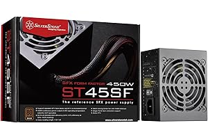SilverStone SST-ST45SF v 3.0 - Serie Strider SFX, Fuente de alimentación PC 450W 80 Plus Bronce, Baja sonoridad 120mm