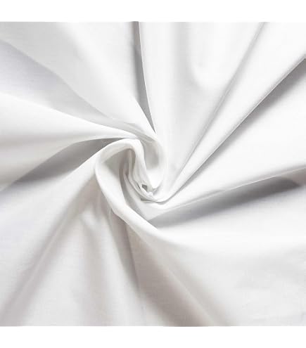 M&J® - Tela Lisa De Algodón 100 %, 152 Cm De Ancho, 10 Colores (rojo, 2 Metros