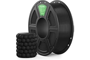 DEEPLEE PLA PRO Filamento 1.75mm, Filamento de Impresora 3D de Mayor Tenacidad, Precisión Dimensional +/- 0.02 mm, Bien Enrollado, Fácil de Imprimir, para Mayoría de Impresoras 3D FDM 1KG Negro