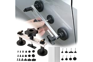 CUTIOLLY Tirabolli per Carrozzeria,Kit Rimozione Ammaccature Auto,Kit Ripara Carrozzeria Auto,Strumento Riparazione Ammaccature Auto,Estrattore Ammaccature Ponte,Kit Riparazione Senza Vernice per Auto