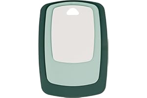 BIRAMBEAU - Ustensiles de Cuisine – Lot 3 Planches Plastiques à découper - Planche Travail - Idéal Cuisine Organisée Vert