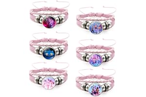 TCRZHHRX 6PCS Braccialetto KPop Demon Hunters - Braccialetti dell'Amicizia Animes - Idea Regalo per Fan di Anime - Bracciale in Corda Intrecciato a Mano per Cosplay