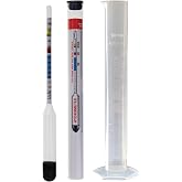 Hydrometer for Homemade with Sample Cylinder 100 ml | Kit for brewing beer and wine at home, ideal for measuring and controll