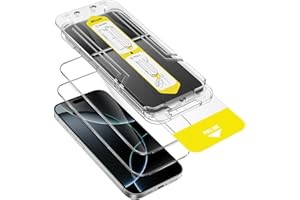 JETech Ochraniacz Ekranu do iPhone 16 Pro 6,3 Cala, Super Łatwy Instalacja w 10 sekund, Film Szkło Hartowane Bez Pęcherzyków, Przyjazny dla Przypadku, HD Przejaśniać, 2 Sztuki