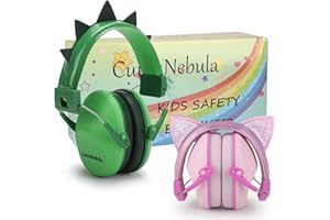 cumunebula Gehörschutz Kinder - Lärmschutz Kopfhörer Kinder Passiver Ohrenschützer- Kapselgehörschutz Schule SNR 28dB mit Autismus Schlafen Lernen Schlagzeug Autisten
