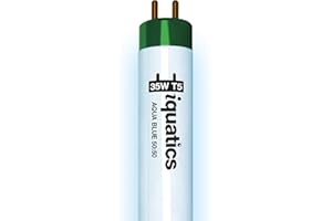 iQuatics Juwel Compatible Aquarium Fluorescent Light Bulb T5 (Single), Aqua Blue 50:50, 35w 742mm 30”