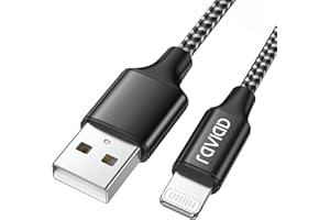RAVIAD iPhone Ladekabel iPhone Kabel 1M [MFi-Zertifiziert] Lightning Kabel Nylon Lightning Schnellladekabel für iPhone 14 13 12 11 Pro Max Mini XR XS X 8 8 Plus 7 7 Plus 6s 6 5S 5 SE 2020
