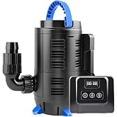 Forever Adjustable Speed Pond Pump Outdoor 180W Eco Motor Jet Pump 15000L/h with Multifunctional Controller for Garden Ponds,