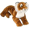 Wild Republic Cuddlekins Lying Tiger, Brown (16-Inch)