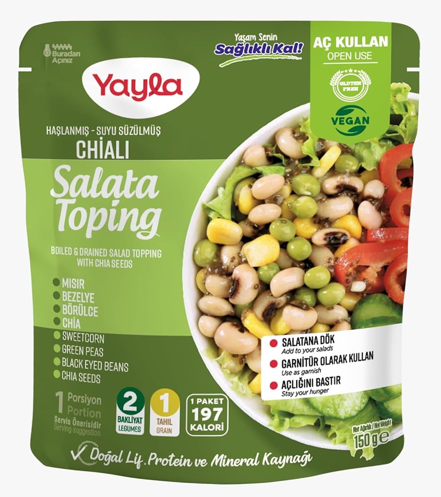 Yayla Chialı Salata Toping 150 Gram Tekli Paket
