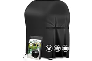 SPGOOD Funda Barbacoa Exterior Impermeable, Tela Oxford 420D, Cubierta para Barbacoa de Gas Funda Protectora Resistente al desgarro，Universal 76x66x110 cm