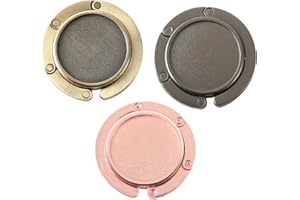 AUFIKR Handbag Hooks for Tables - Folding Table Hanger for knapsack Schoolbag,Portable Table Bag Holders for School desks or Restaurants (Pink-1 Set)