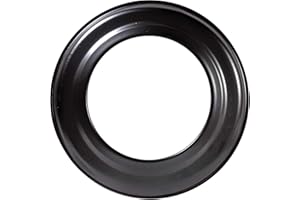 FIREFIX R150/R Ofenrohrrosette für 2 mm starken Ofenrohre/Rauchrohre in 150 mm Durchmesser, für Kaminöfen und Feuerstellen, Senotherm, schwarz, starr, Stahl