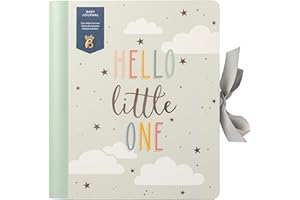 BUSY B BusyB Dziennik dziecka z kieszeniami i naklejkami - neutralny