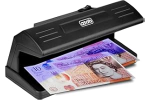 ASAB Counterfeit Fake Money Detector Bank Note Checker Authenticity Check 4W Super Bright Ultra Violet Light Tube UV Feature Fluorescent Mark Tracer Reflector