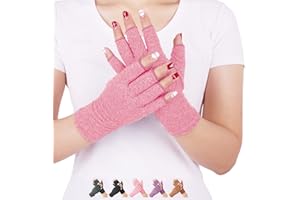 DISUPPO Gants de Compression Arthritique, Mitaine pour Soulager la Douleur et la Fatigue des Mains et Favoriser la Guérison Gants Arthrose Convient pour Hommes et Femmes