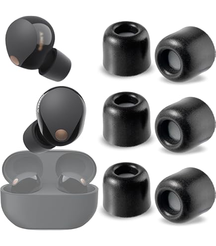 Gommini Per Sony WF-1000XM5 - 3 Paia In Memory Foam Con Filtro Antipolvere - Foto 8