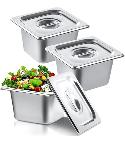 2-teiliges Panierset Aus Edelstahl Mit Deckel – 33x27x15 Cm, Spülmaschinenfest – Für Schnitzel, Fisch, Gemüse & Brot